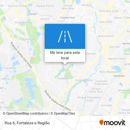 Rua 6 mapa