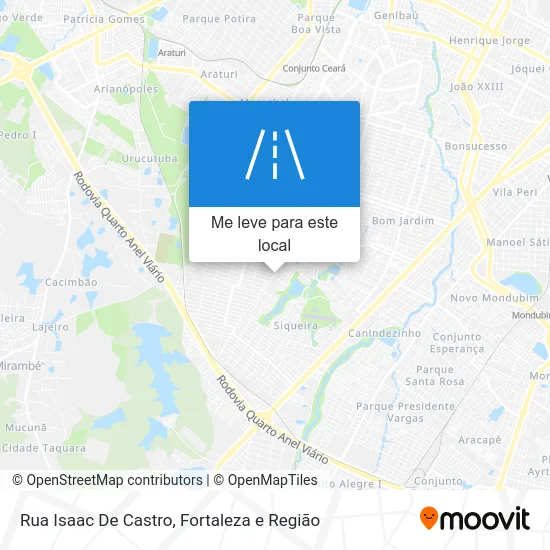 Rua Isaac De Castro mapa