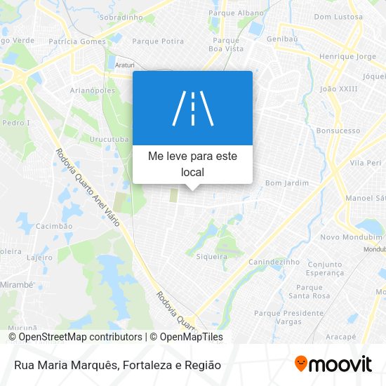 Rua Maria Marquês mapa