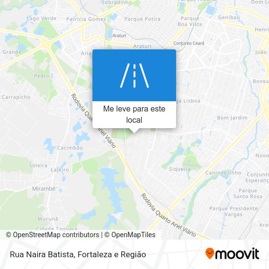 Rua Naira Batista mapa