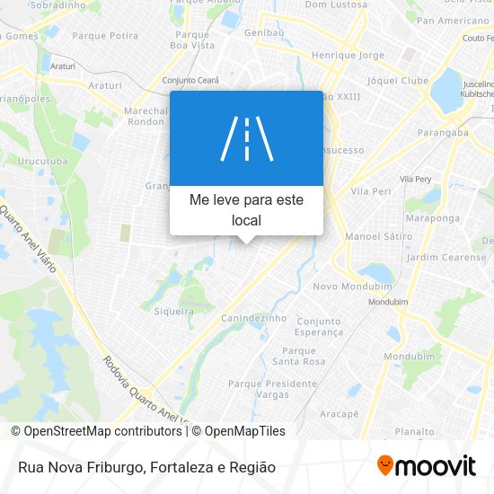 Rua Nova Friburgo mapa