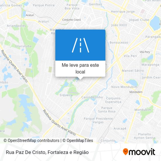 Rua Paz De Cristo mapa