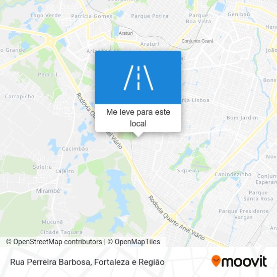 Rua Perreira Barbosa mapa
