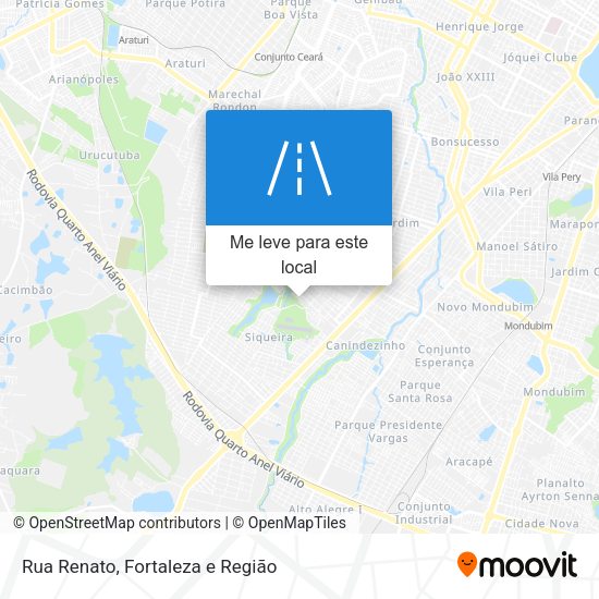 Rua Renato mapa
