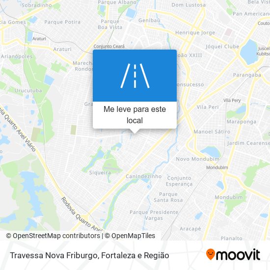 Travessa Nova Friburgo mapa