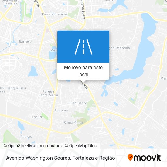 Avenida Washington Soares mapa