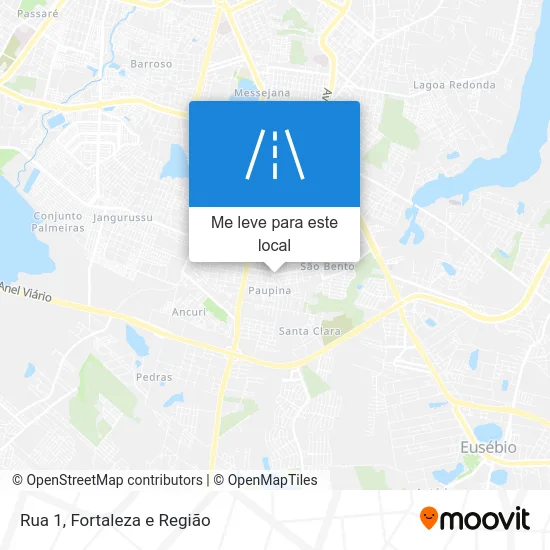 Rua 1 mapa