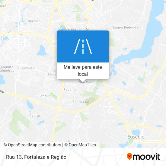 Rua 13 mapa