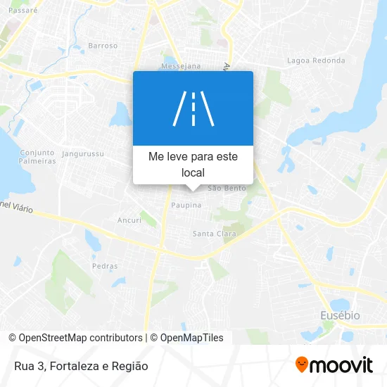 Rua 3 mapa