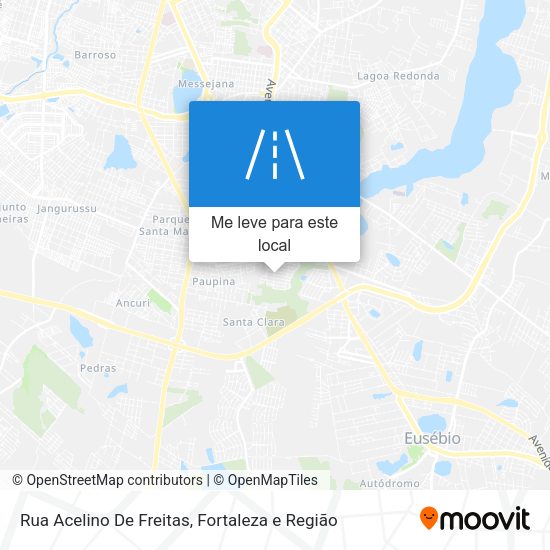 Rua Acelino De Freitas mapa