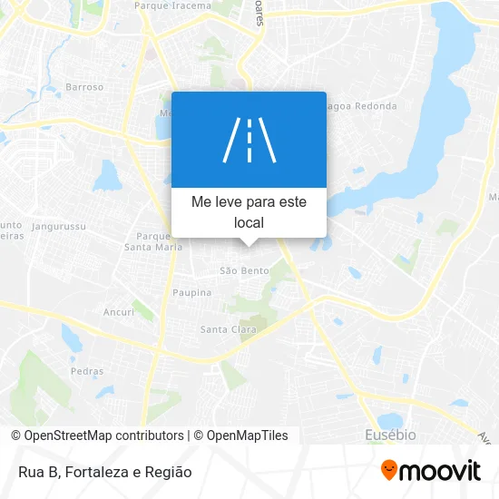 Rua B mapa