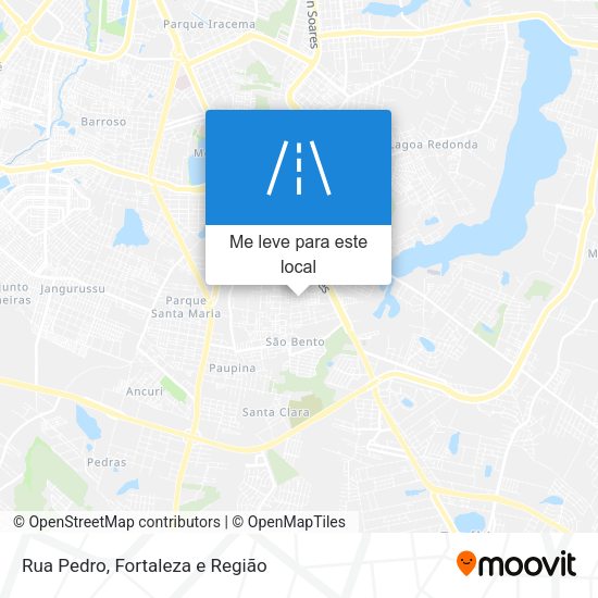 Rua Pedro mapa