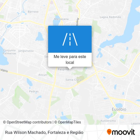 Rua Wilson Machado mapa