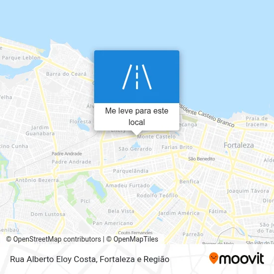 Rua Alberto Eloy Costa mapa