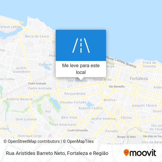 Rua Aristides Barreto Neto mapa