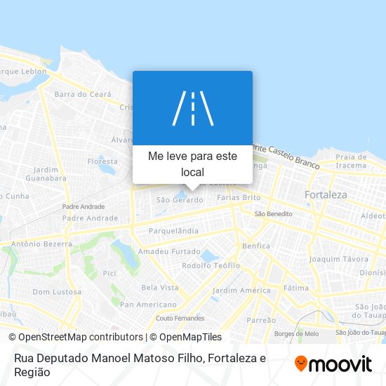 Rua Deputado Manoel Matoso Filho mapa