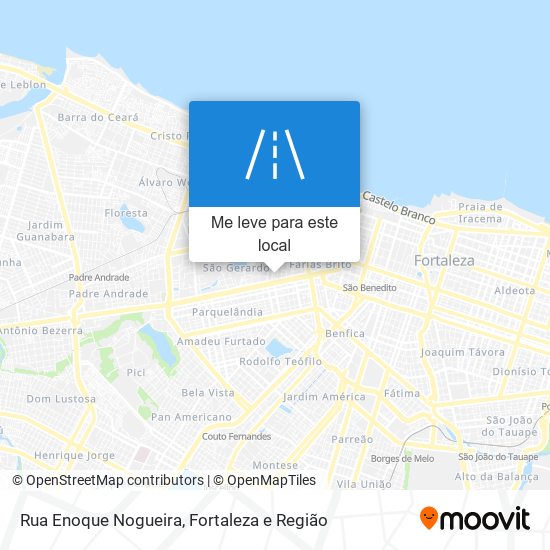 Rua Enoque Nogueira mapa