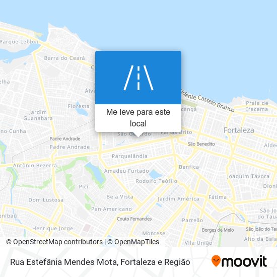 Rua Estefânia Mendes Mota mapa