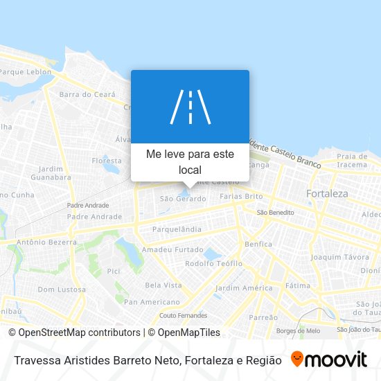 Travessa Aristides Barreto Neto mapa