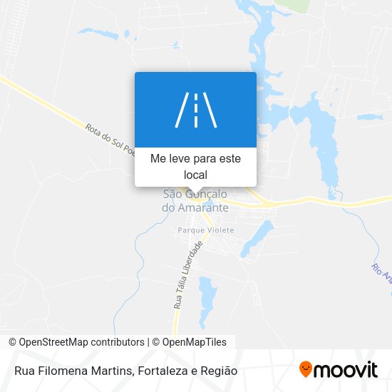 Rua Filomena Martins mapa