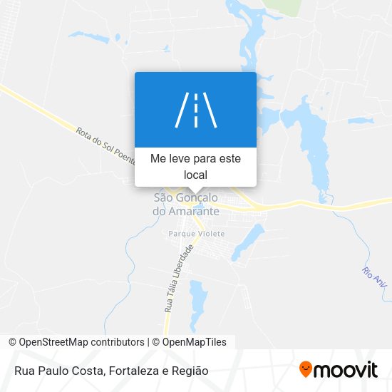 Rua Paulo Costa mapa