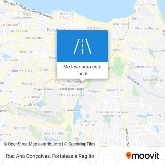 Rua Ana Gonçalves mapa