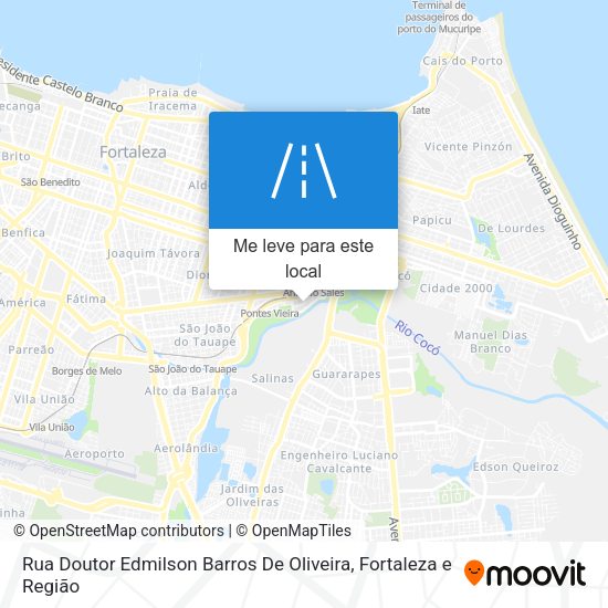 Rua Doutor Edmilson Barros De Oliveira mapa