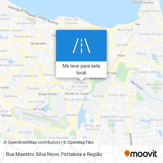 Rua Maestro Silva Novo mapa