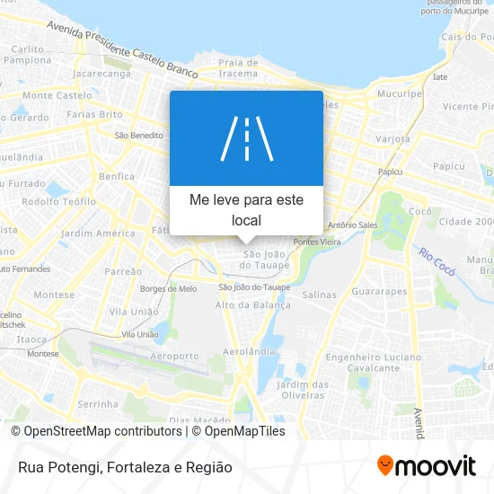 Rua Potengi mapa