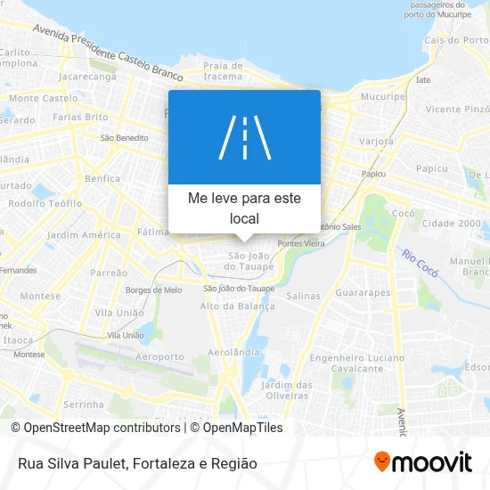 Rua Silva Paulet mapa