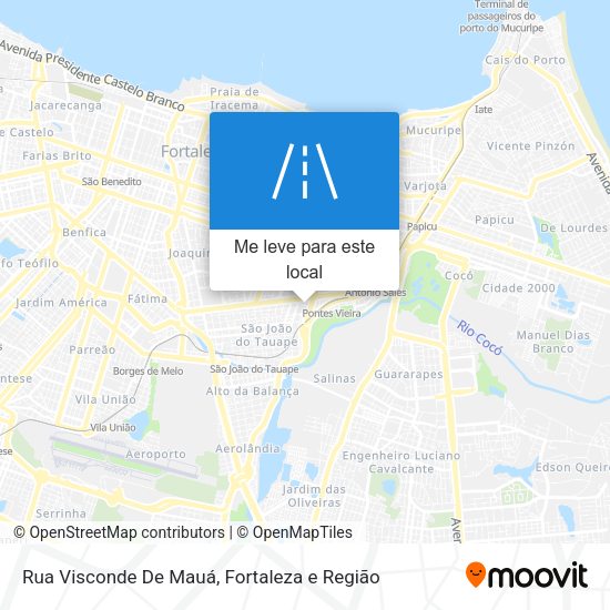 Rua Visconde De Mauá mapa