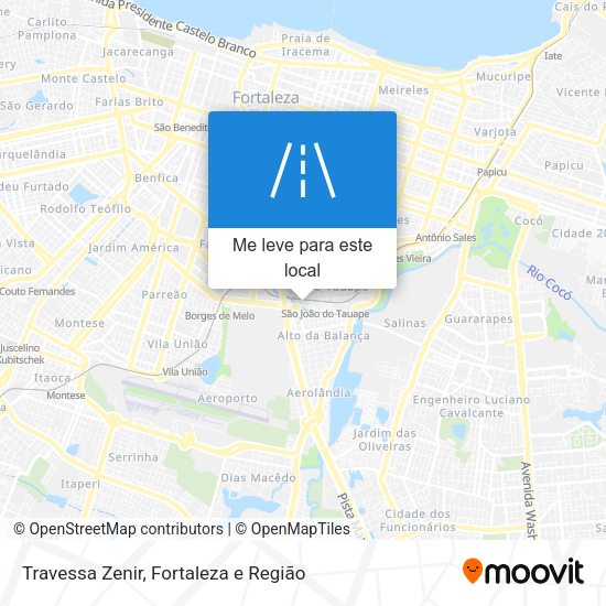 Travessa Zenir mapa