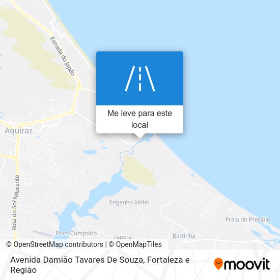 Avenida Damião Tavares De Souza mapa
