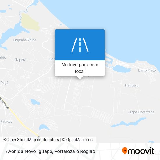 Avenida Novo Iguapé mapa