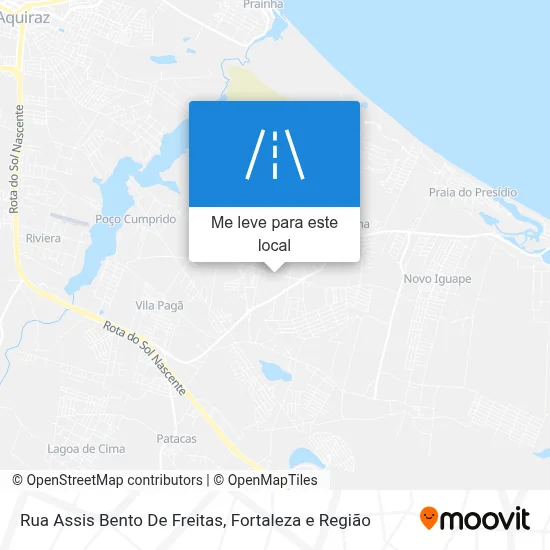 Rua Assis Bento De Freitas mapa