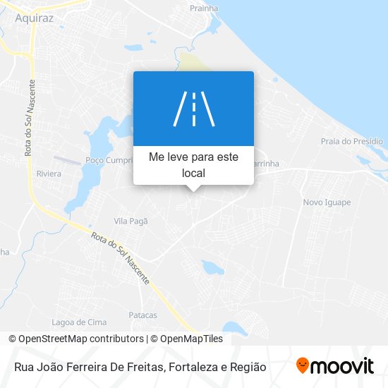 Rua João Ferreira De Freitas mapa