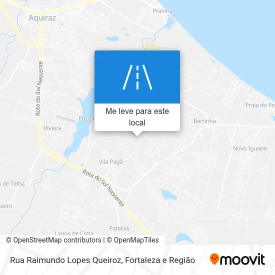 Rua Raimundo Lopes Queiroz mapa