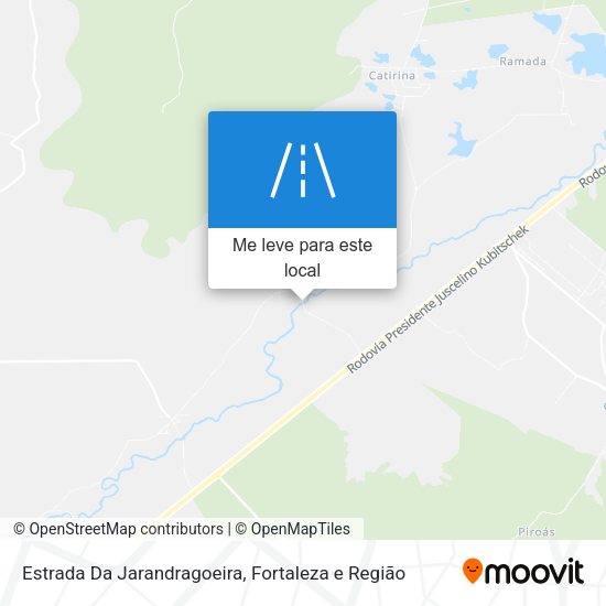Estrada Da Jarandragoeira mapa