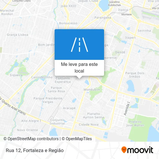 Rua 12 mapa