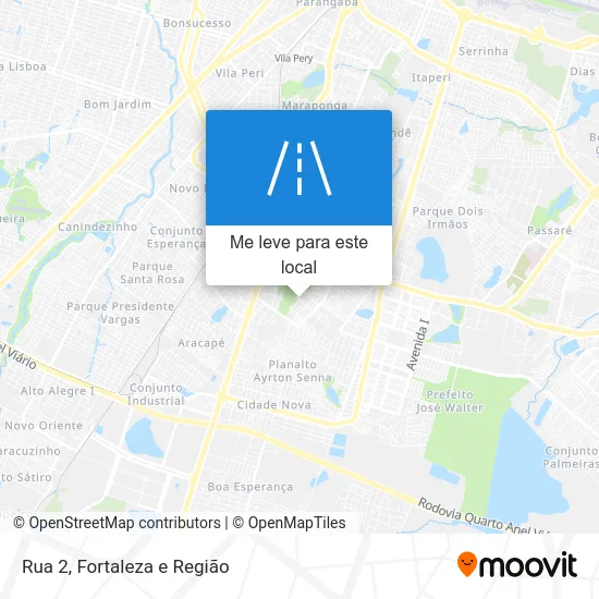 Rua 2 mapa