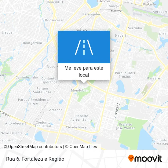 Rua 6 mapa