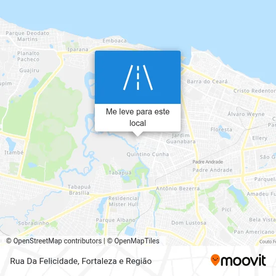 Rua Da Felicidade mapa