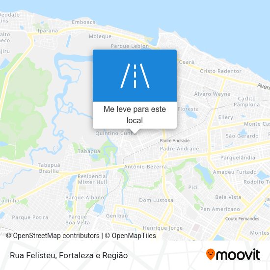 Rua Felisteu mapa