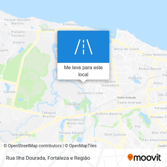 Rua Ilha Dourada mapa