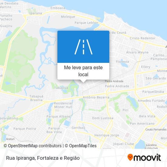 Rua Ipiranga mapa