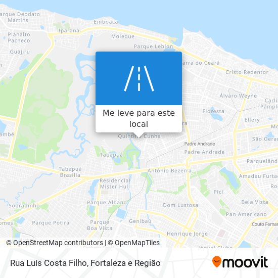 Rua Luís Costa Filho mapa