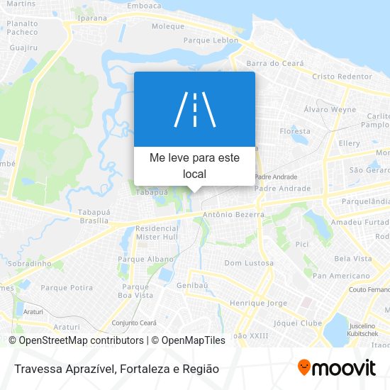 Travessa Aprazível mapa