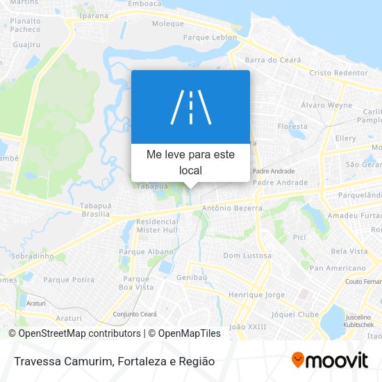 Travessa Camurim mapa