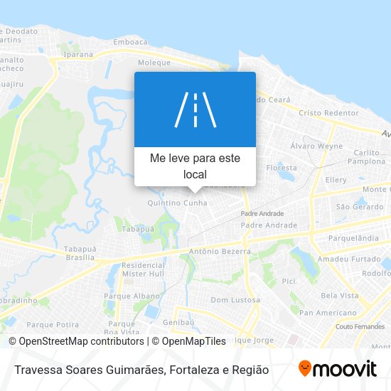 Travessa Soares Guimarães mapa