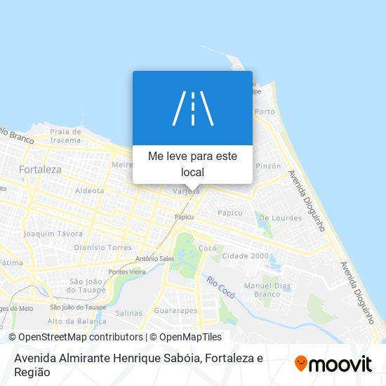 Avenida Almirante Henrique Sabóia mapa